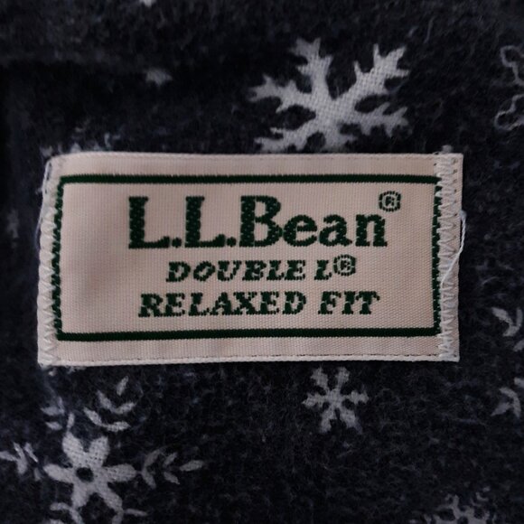 Vintage LL Bean Double L Relaxed Fit Flannel Lined Women's Jeans Size 14 Reg. - Picture 6 of 7